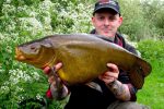 Monster tench landed in Norfolk