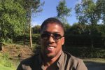 Anthony Joshua catches his first fish